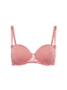 Soutien-gorge décolleté carré en spacer 3D - Rose Fumé