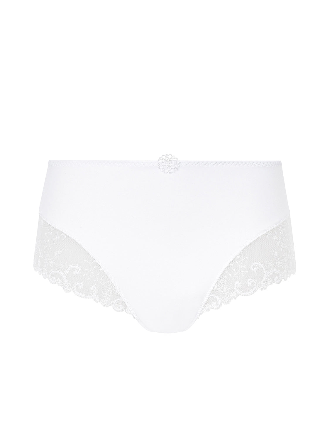 Culotte taille haute - Blanc