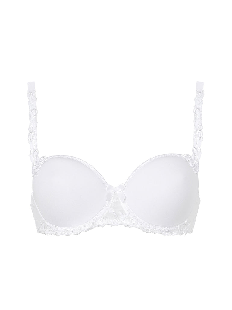 Soutien-gorge décolleté carré en spacer 3D - Blanc