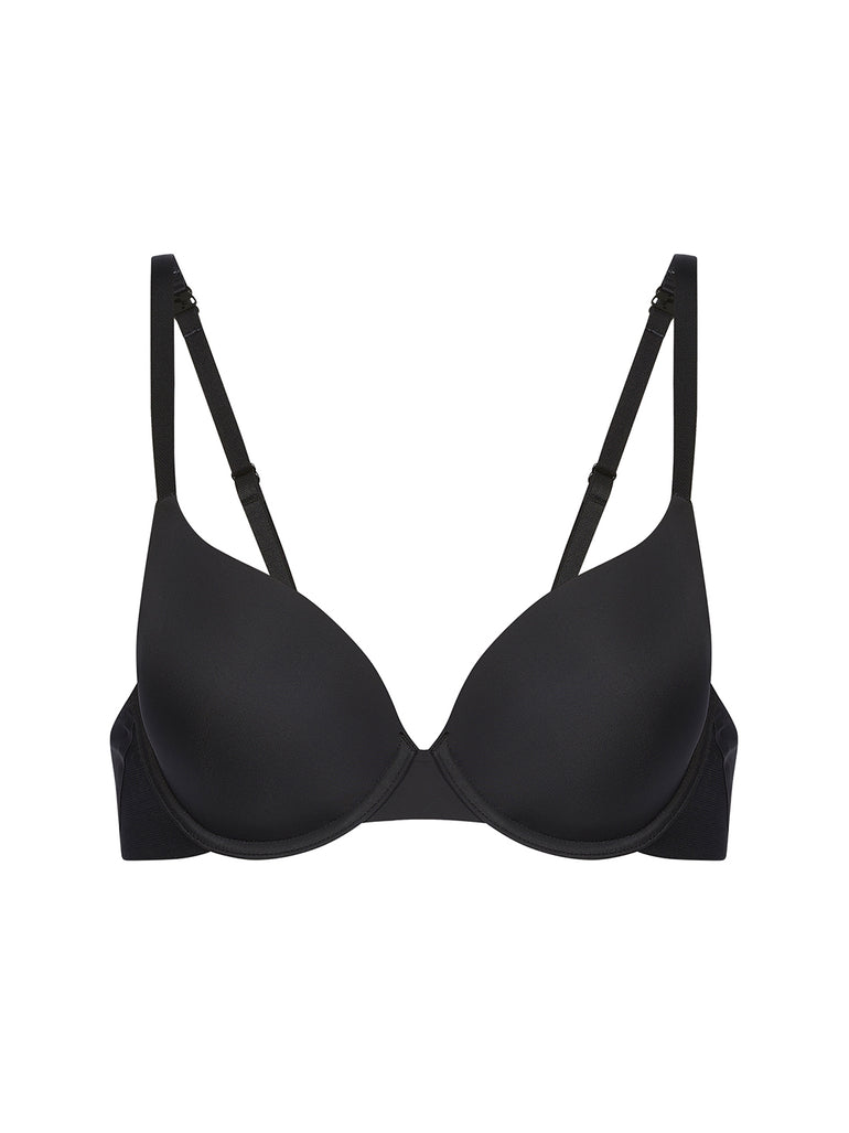 Soutien-gorge coque emboitante décolleté plongeant - Noir