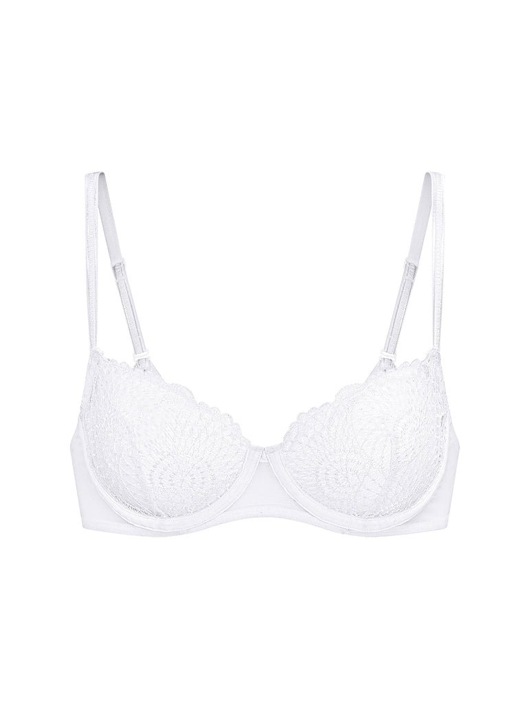 Soutien-gorge corbeille - Blanc