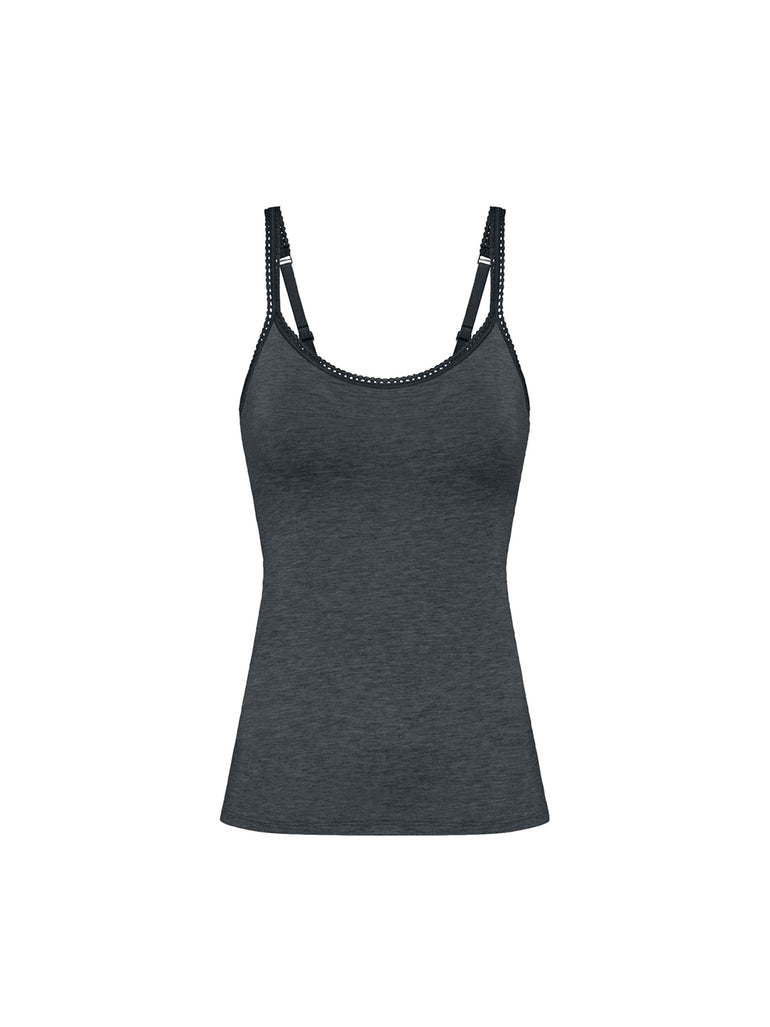 Top - Anthracite chiné
