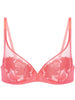 Soutien-gorge triangle emboitant décolleté plongeant - Papaye