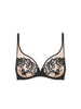 Soutien-gorge avec armature décolleté plongeant - Noir Tatoo