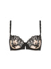 Soutien-gorge corbeille - Noir Tatoo