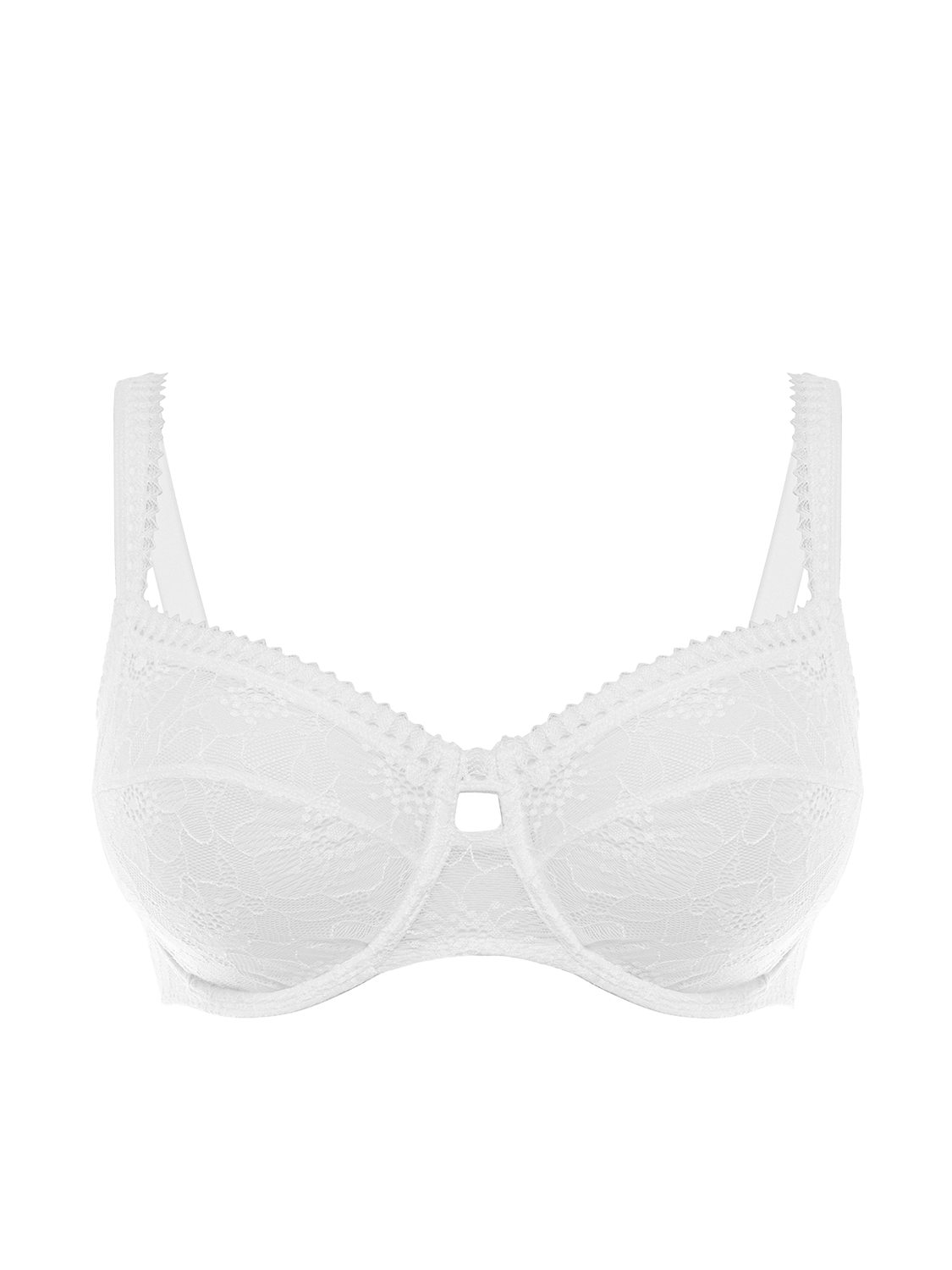 Soutien-gorge avec armature décolleté carré - Blanc