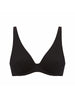 Soutien-gorge avec armatures décolleté plongeant - Noir