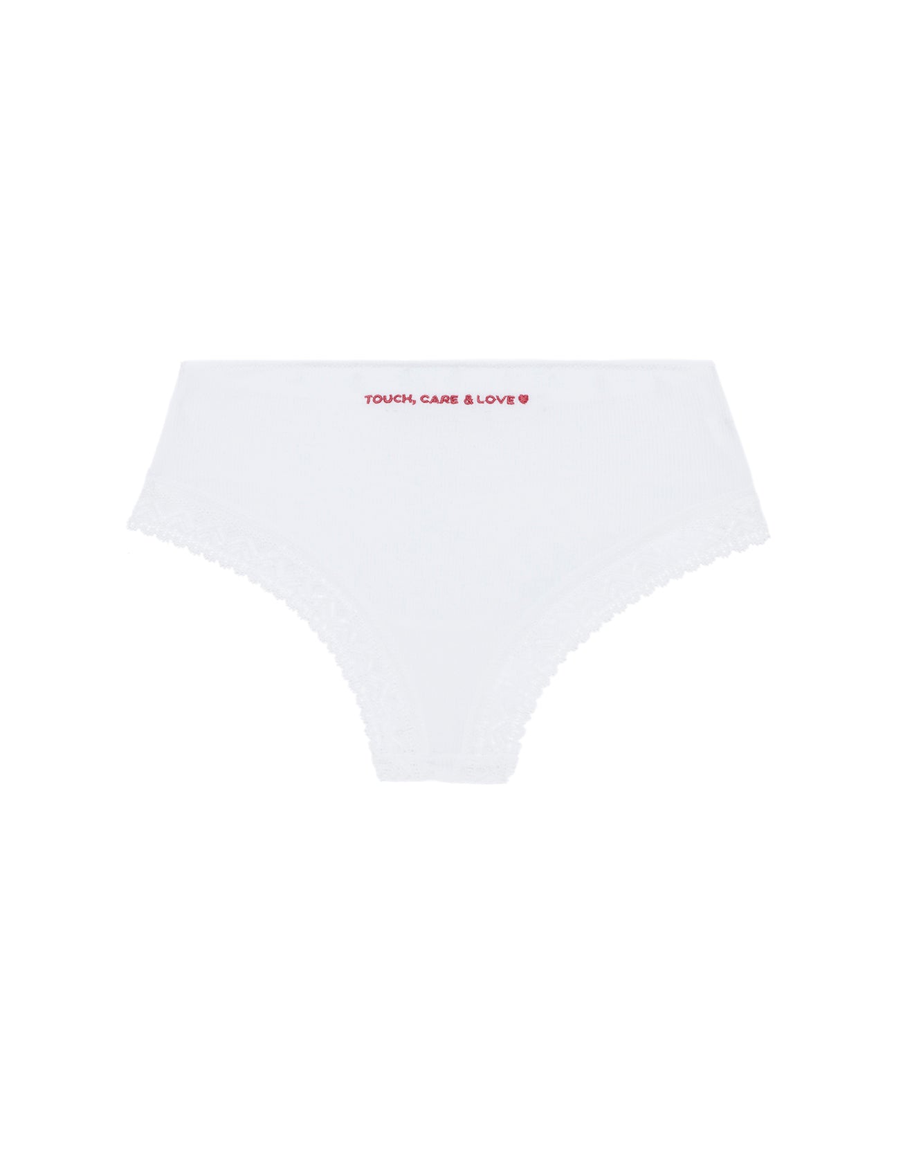 Shorty Blanc - Édition limitée « CLUB TOUCH, CARE & LOVE »