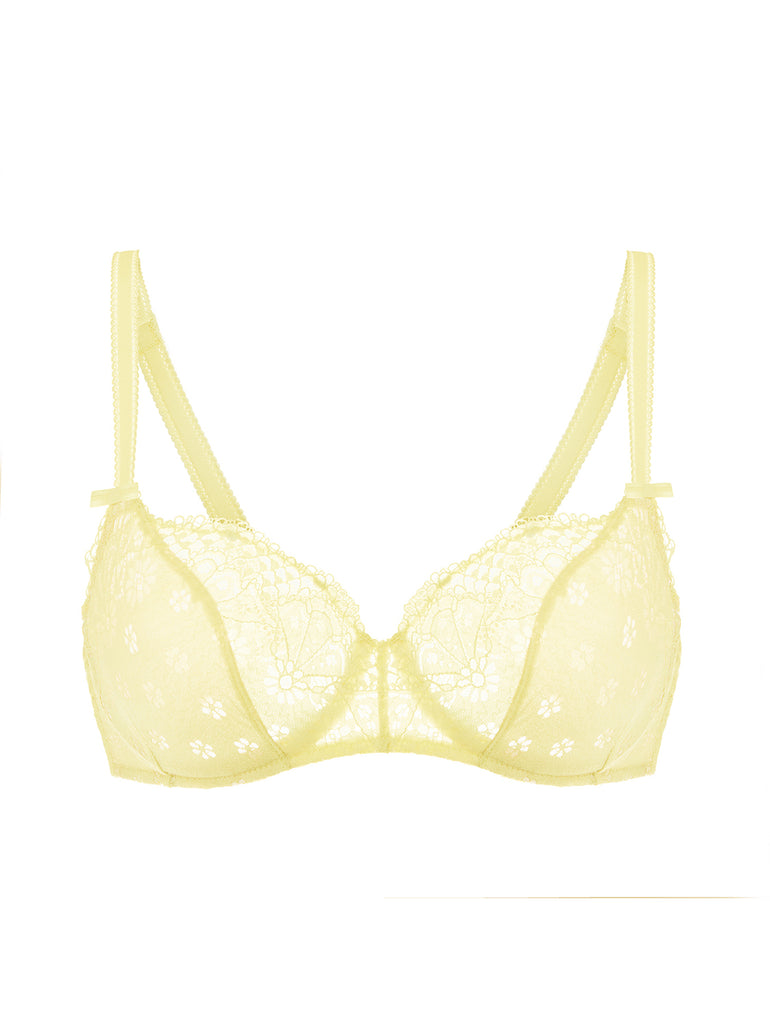 Soutien-gorge armatures  - Jaune Yuzu