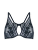 Soutien-gorge triangle avec armatures - Noir