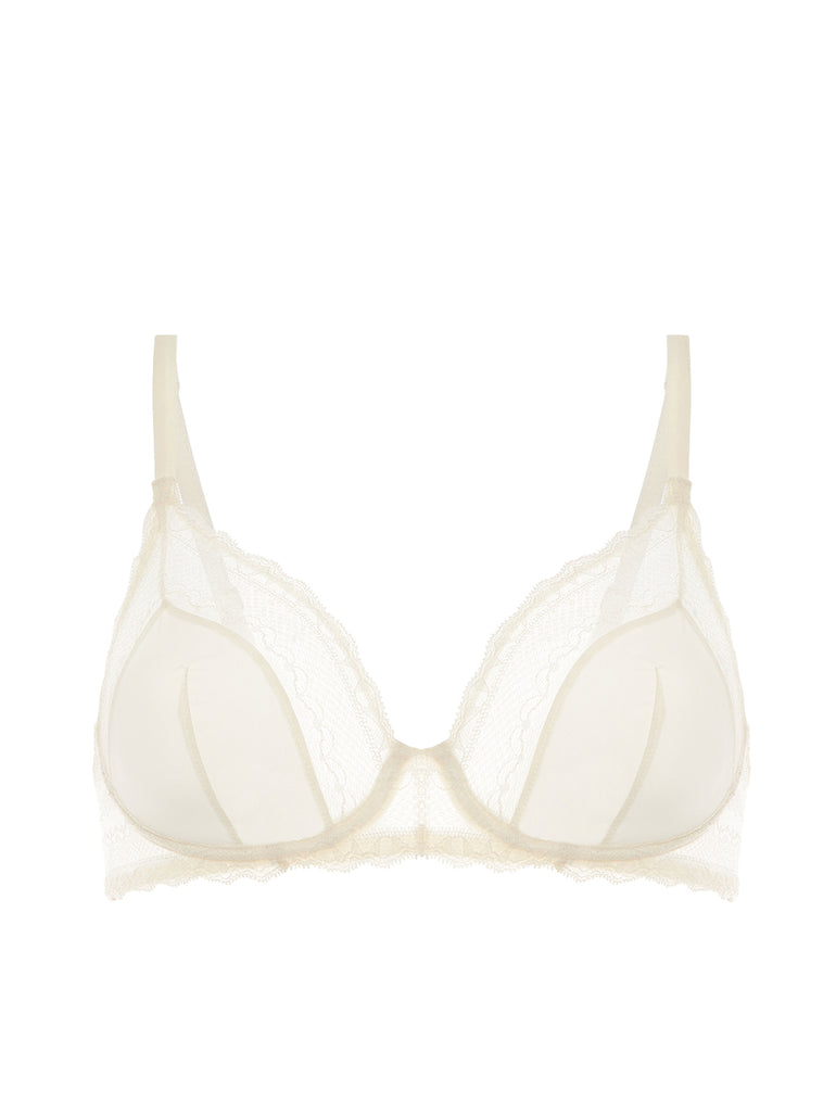 Soutien-gorge avec armatures décolleté - Naturel