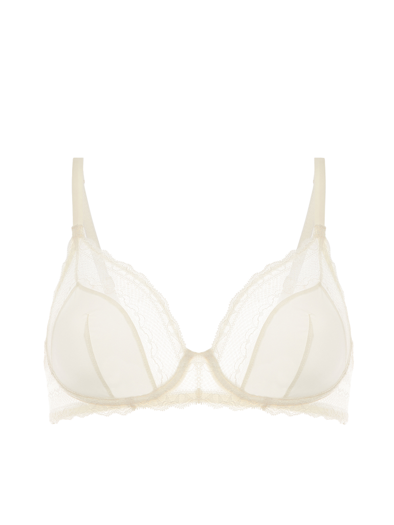 Soutien-gorge avec armatures décolleté - Naturel