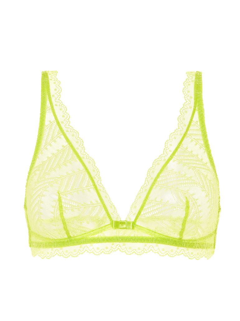 Soutien-gorge triangle sans-armatures - Lime