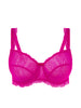 Soutien-gorge avec armature décolleté carré - Rose Hibiscus