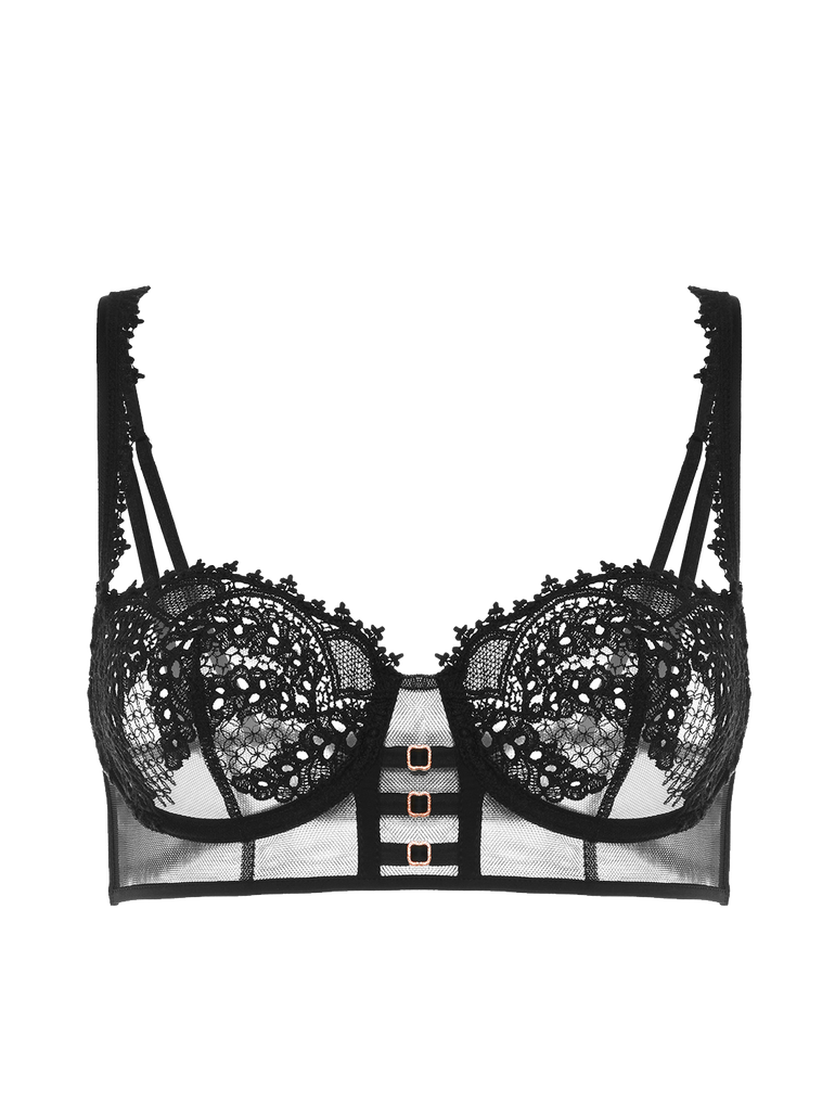 Soutien-gorge corbeille - Noir