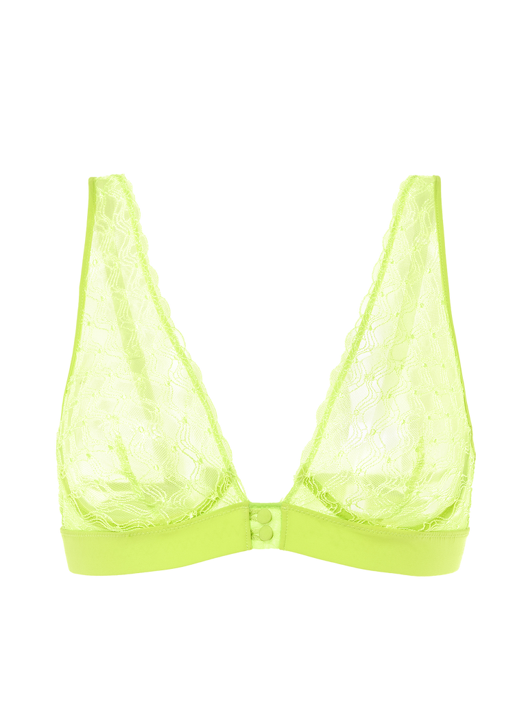 Soutien-gorge triangle avec armatures - Lime