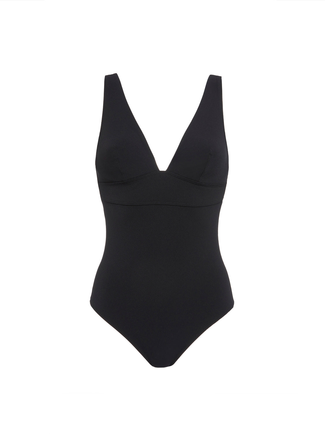 Maillot de bain 1 pièce de bain avec armatures cachées -  Noir