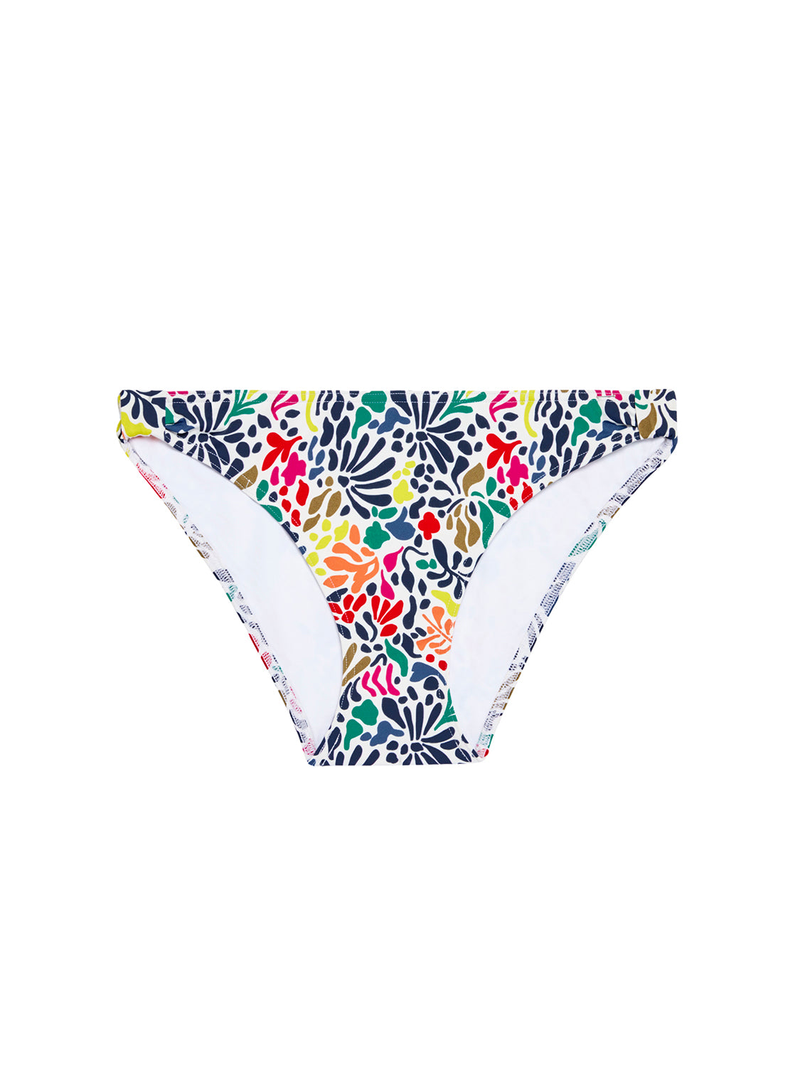 Culotte de bain - Imprimé tropico blanc