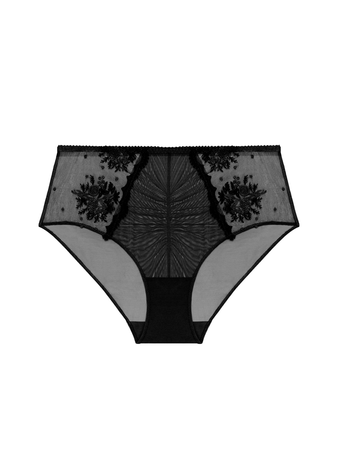 Culotte taille haute - Noir