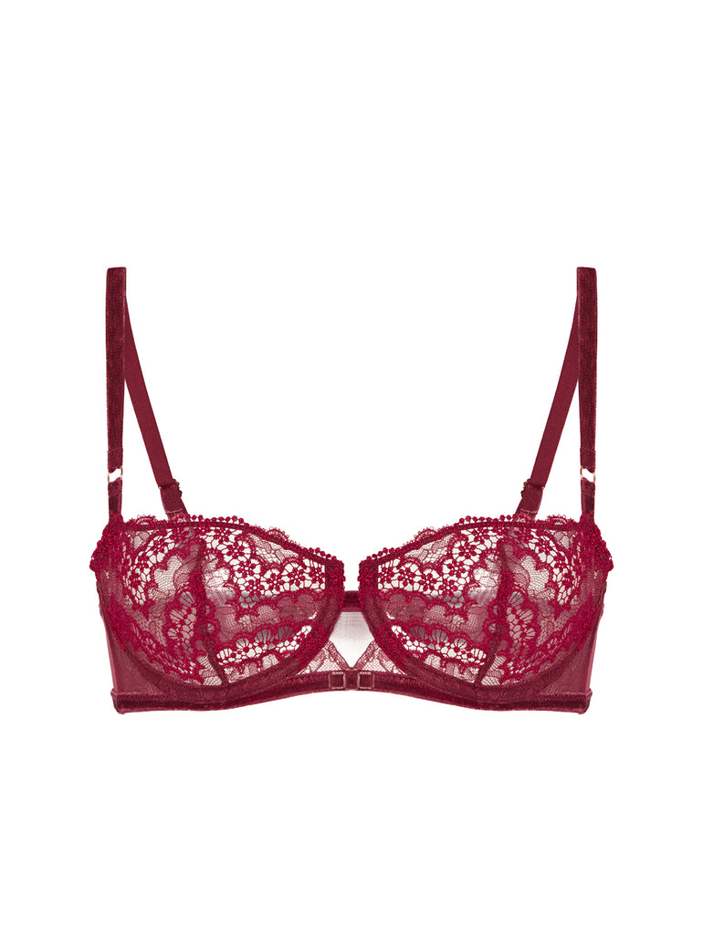 Soutien-gorge corbeille - Rouge Spinelle