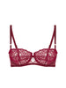 Soutien-gorge corbeille - Rouge Spinelle