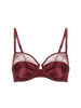 Soutien-gorge armatures - Rouge Obscur