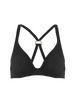 Haut de maillot de bain triangle avec armatures - Noir