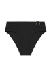 Culotte de bain taille haute - Noir