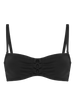 Haut de maillot de bain bandeau mousse avec armatures - Noir