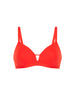Haut de maillot de bain triangle avec armatures cachées - Orange Grenadier