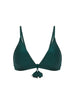 Haut de maillot de bain triangle sans armature - Vert Tropical