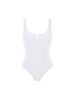 Maillot de bain 1 pièce sans armature - Blanc