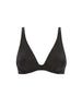 Haut de maillot de bain triangle avec armatures - Noir