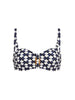 Haut de maillot de bain bandeau mousse avec armatures - Imprimé sailling