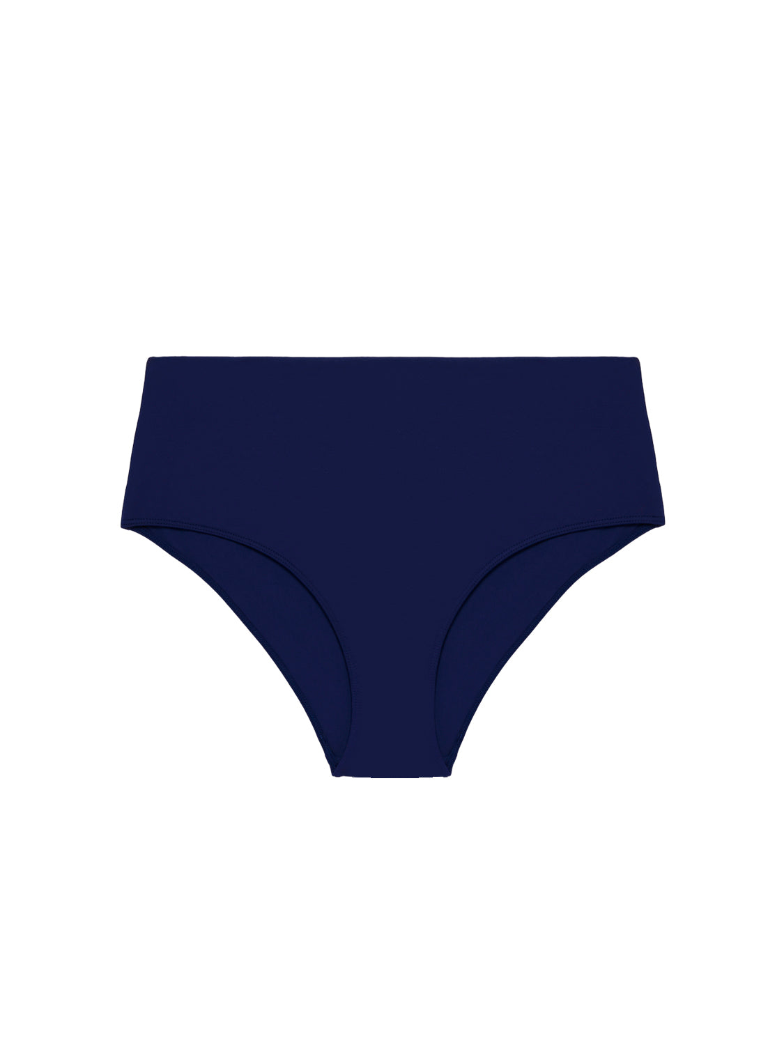 Culotte de bain taille haute - Marine