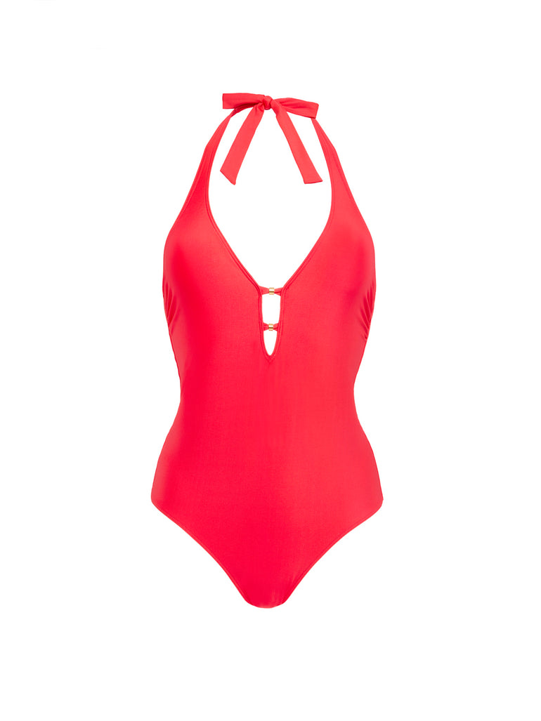 Maillot de bain 1 pièce sans armature - Flamingo