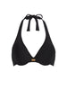 Haut de maillot de bain à coque - Noir