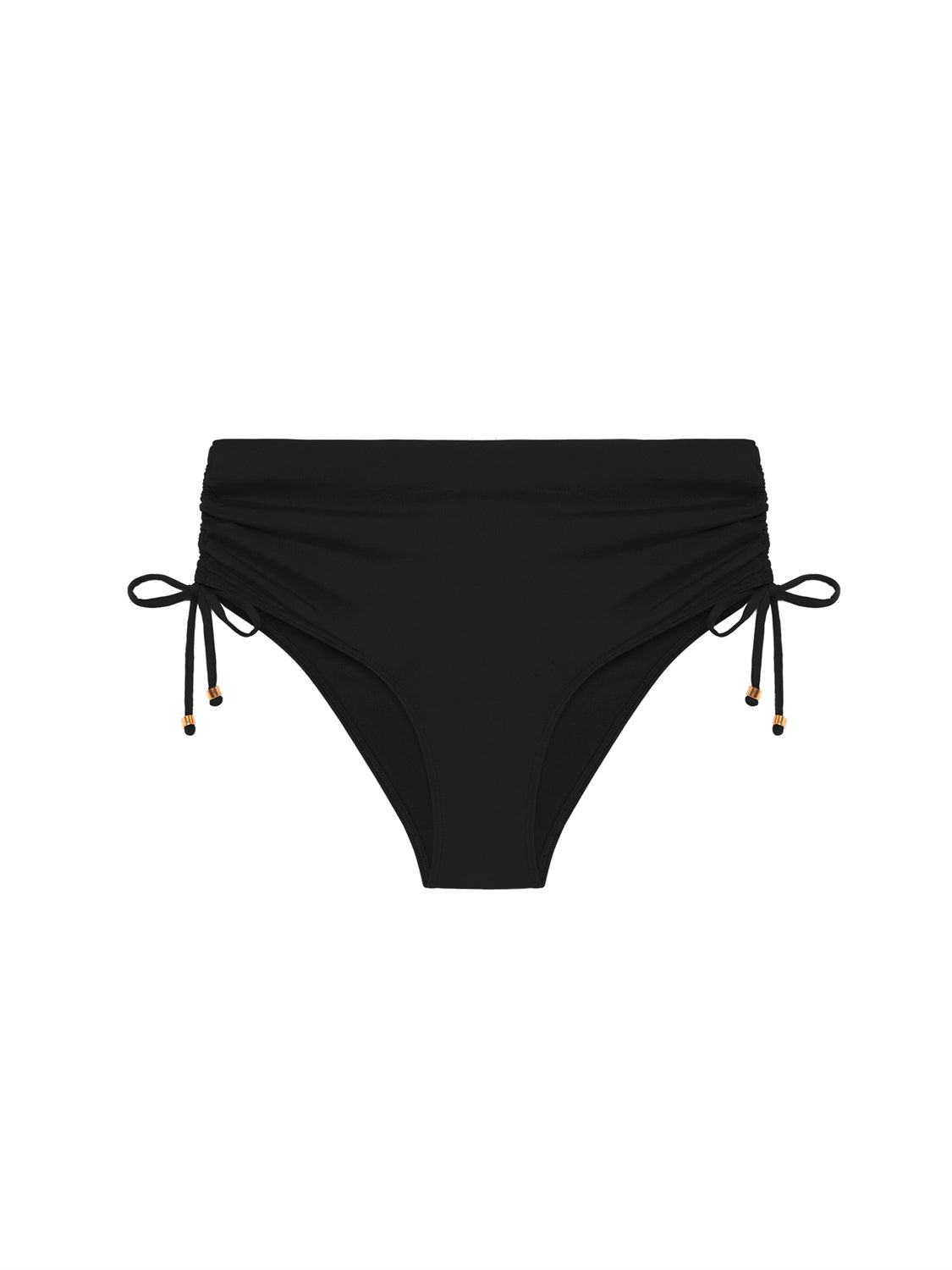 Culotte de bain taille haute - Noir