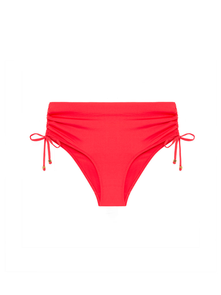 Culotte de bain taille haute - Flamingo
