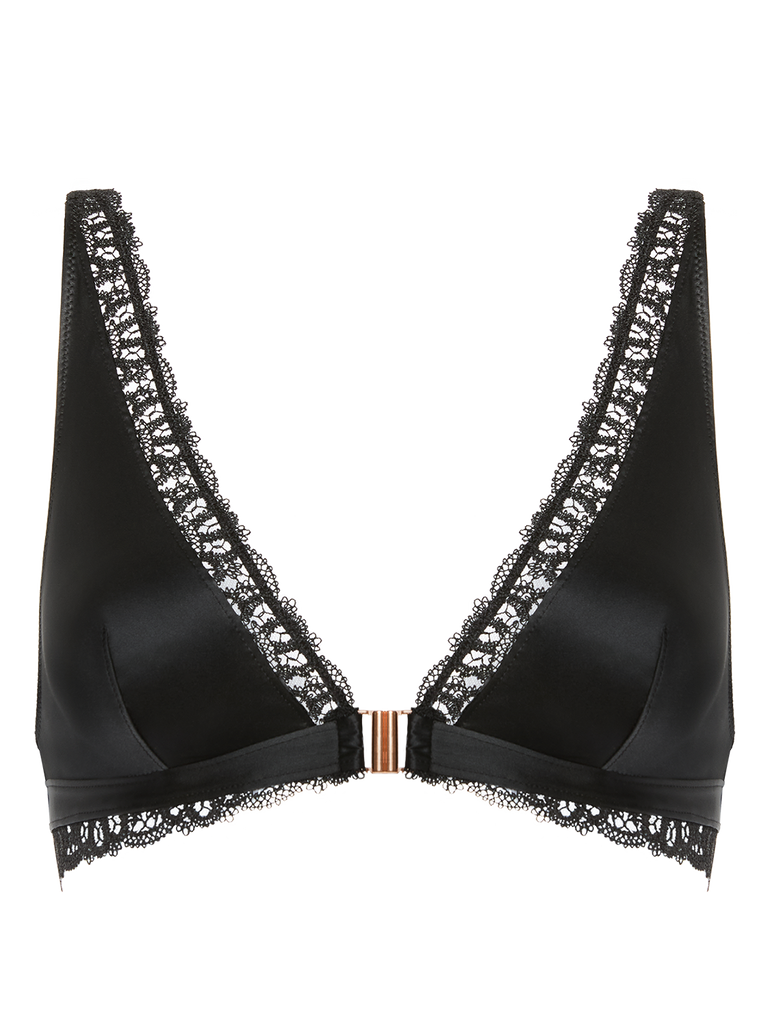 Soutien-gorge triangle sans-armatures - Noir