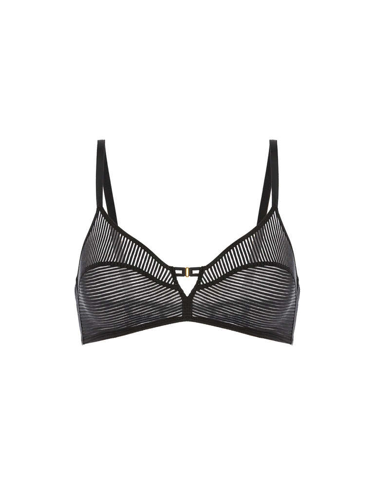 Soutien-gorge triangle sans-armatures - Noir