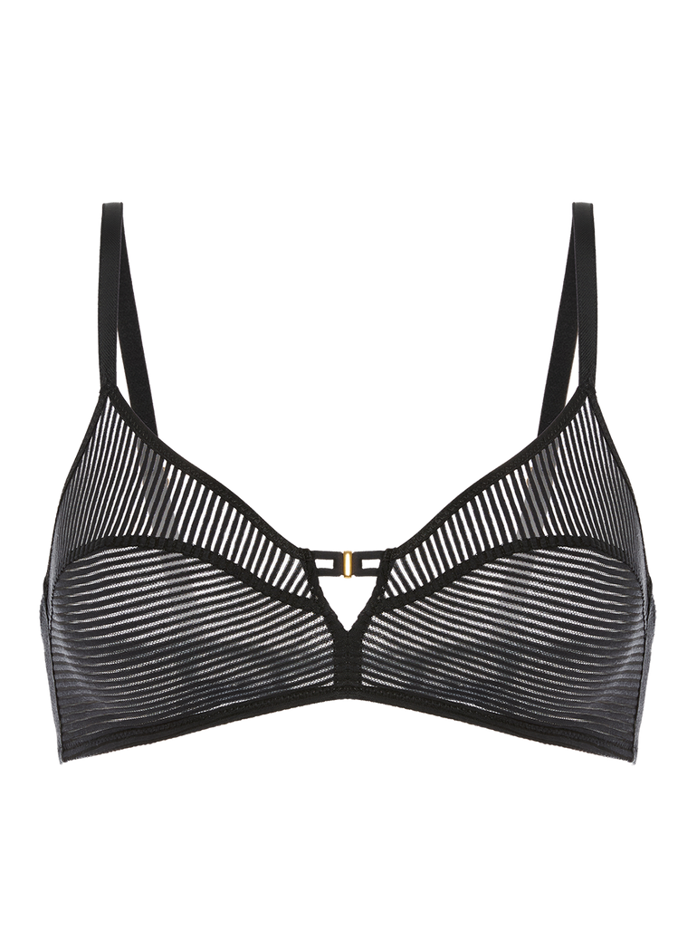 Soutien-gorge triangle sans-armatures - Noir