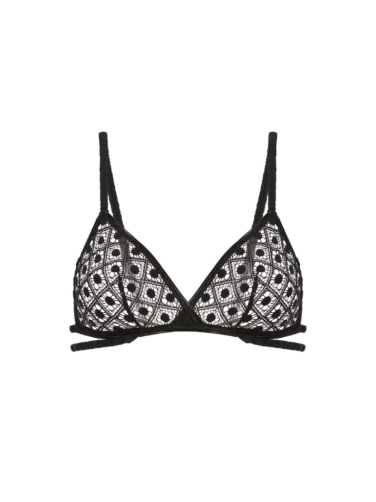 Soutien-gorge triangle sans-armatures - Noir