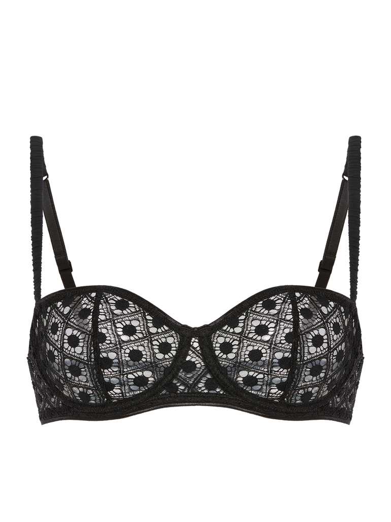 Soutien-gorge corbeille - Noir