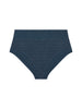 Culotte taille haute - Bleu pétrole