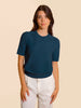 T-shirt manches courtes - Bleu pétrole