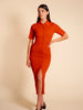 Robe longue - Orange Grenadier