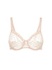Soutien-gorge avec armatures moulé décolleté plongeant - Peau Rosée