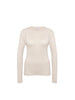Top manches longues - Beige chiné