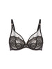 Soutien-gorge avec armature décolleté plongeant - Noir